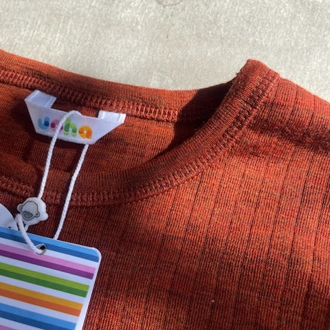 Joha ウール リブブラウス（アプリコットK）