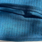 Joha ウール リブブラウス（ディープブルーK）