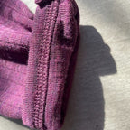 Joha ウール リブブラウス（パープルK）