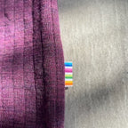 Joha ウール リブブラウス（パープルK）