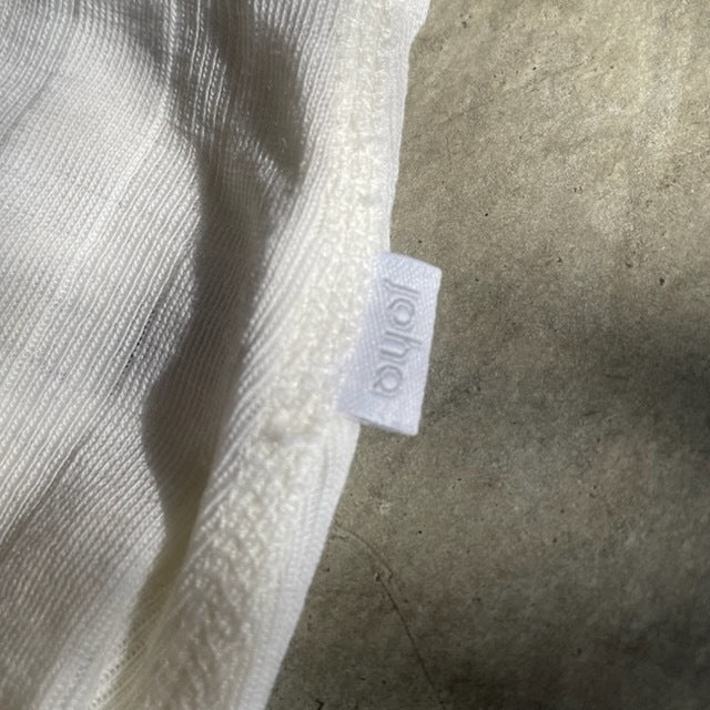 Joha ウール・シルク ヒップスターレース（オフホワイト）