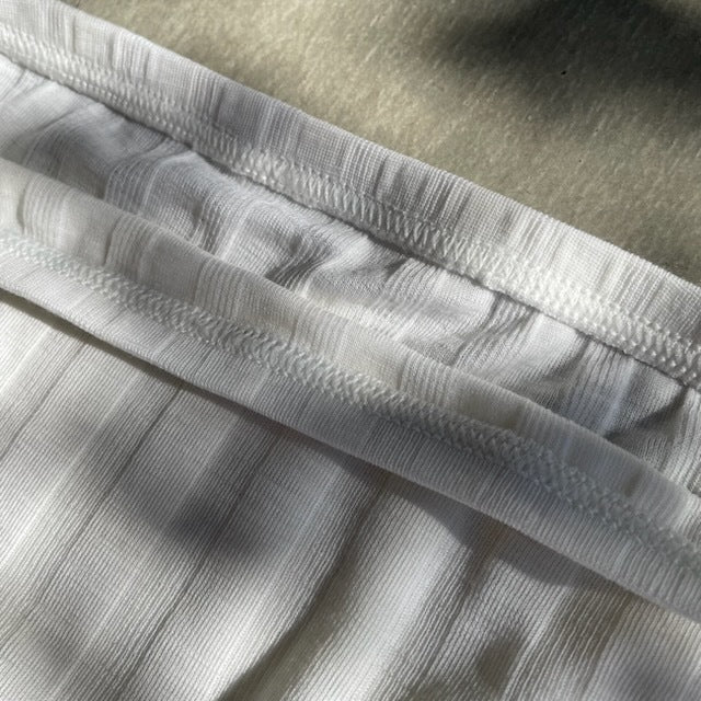 Joha ウール・シルク ヒップスターレース（オフホワイト）