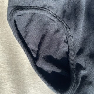 Joha ウール マキシブリーフ (ブラック）