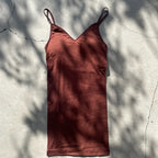 【期間限定11/21-12/14】Souple Luz ブラパットキャミソール（パット入り）チェストナット