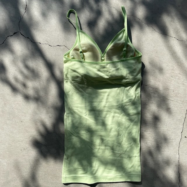 【期間限定11/21-12/14】Souple Luz ブラパットキャミソール（パット入り）ライム