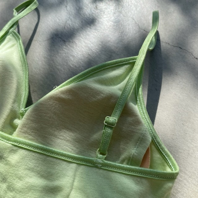 【期間限定11/21-12/14】Souple Luz ブラパットキャミソール（パット入り）ライム