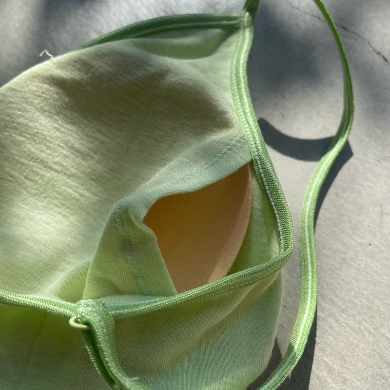 【期間限定11/21-12/14】Souple Luz ブラパットキャミソール（パット入り）ライム