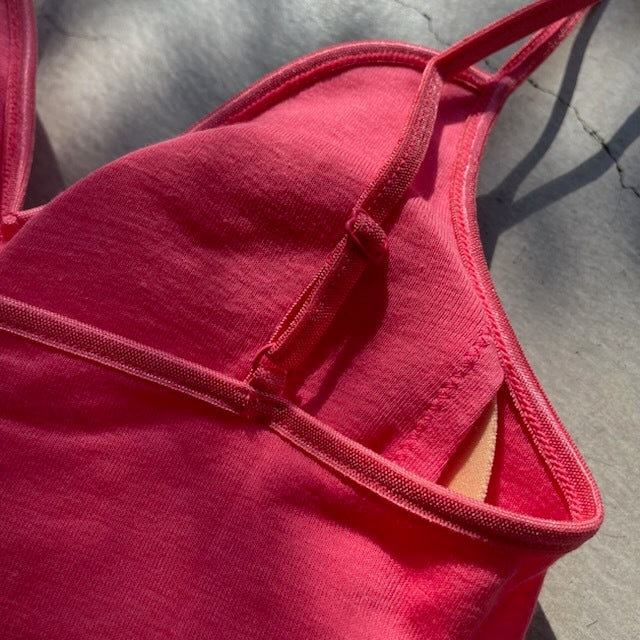 【期間限定11/21-12/14】Souple Luz ブラパットキャミソール（パット入り）ピオニー