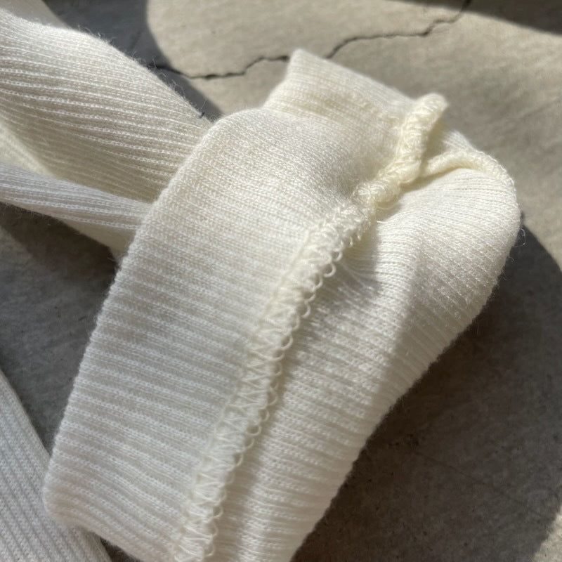 【期間限定11/21-12/14】Souple Luz コットンカシミヤリブ タートルネックロングスリーブTシャツ