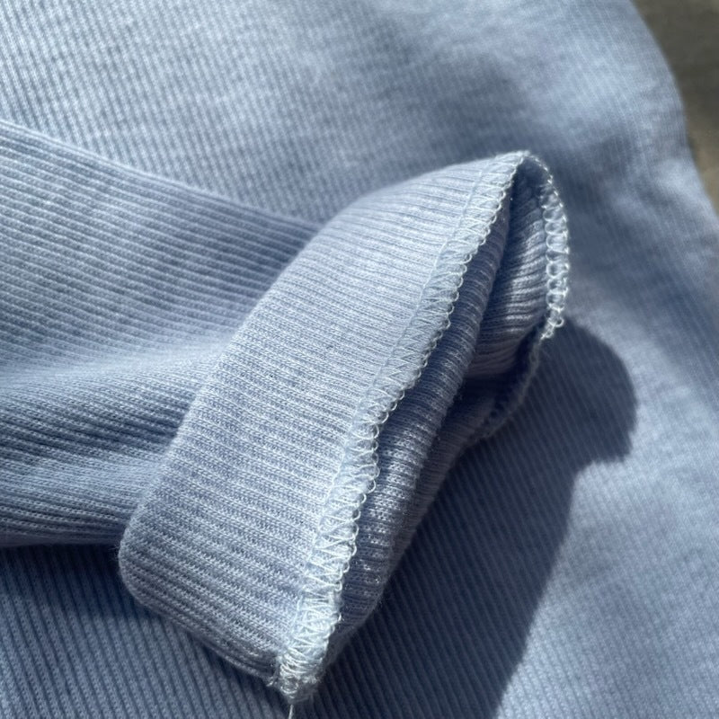 【期間限定11/21-12/14】Souple Luz コットンカシミヤリブ タートルネックロングスリーブTシャツ