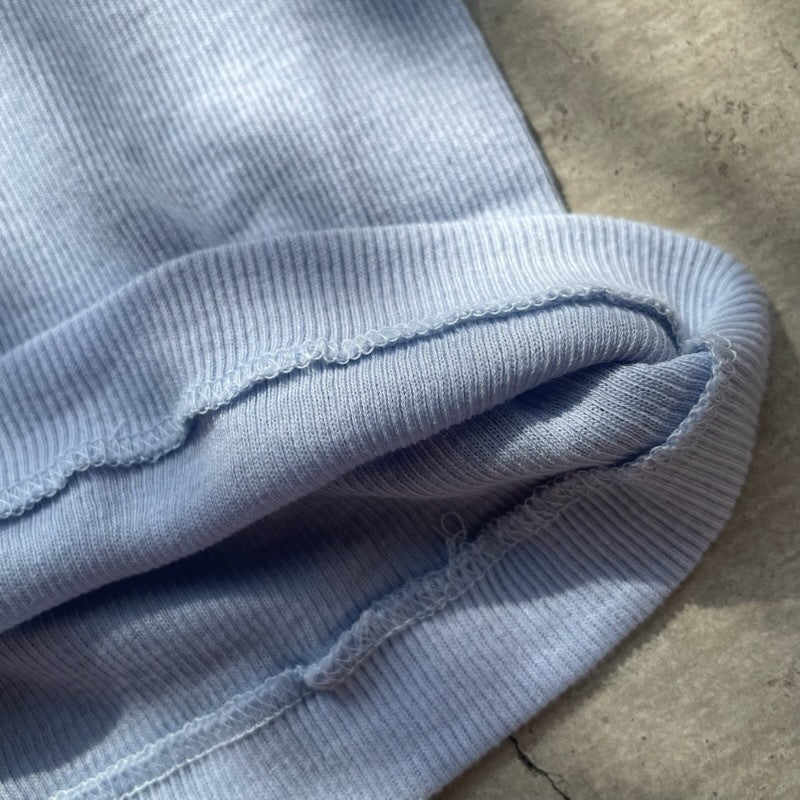 【期間限定11/21-12/14】Souple Luz コットンカシミヤリブ タートルネックロングスリーブTシャツ