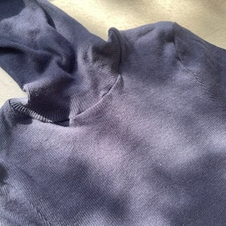 【期間限定11/21-12/14】Souple Luz コットンカシミヤリブ タートルネックロングスリーブTシャツ