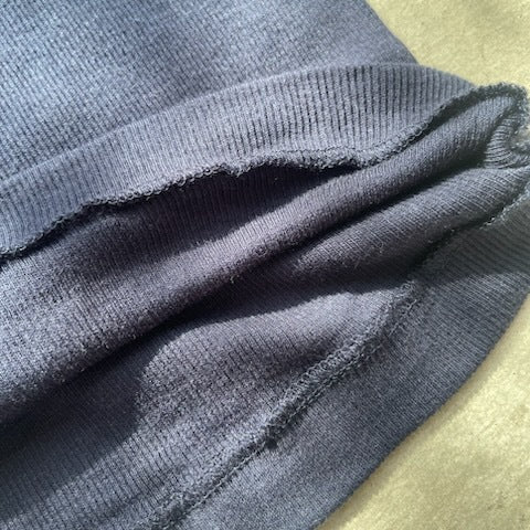 【期間限定11/21-12/14】Souple Luz コットンカシミヤリブ タートルネックロングスリーブTシャツ