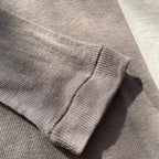 【期間限定11/21-12/14】Souple Luz コットンカシミヤリブ タイトクルーネックTシャツ オリーブドラブ