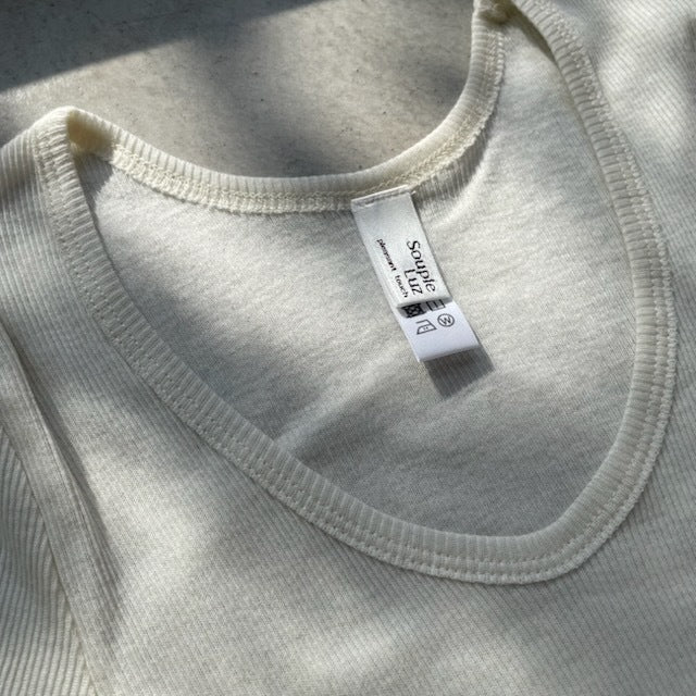 【期間限定11/21-12/14】Souple Luz コットンカシミヤリブ クルーロングスリーブTシャツ