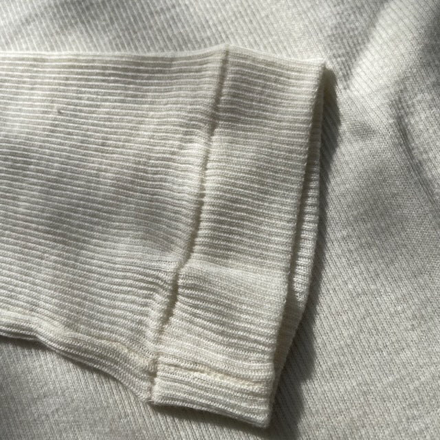 【期間限定11/21-12/14】Souple Luz コットンカシミヤリブ クルーロングスリーブTシャツ