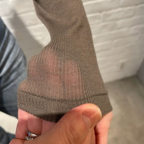 【期間限定11/21-12/14】Souple Luz コットンカシミヤリブ クルーロングスリーブTシャツ