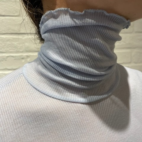 【期間限定11/21-12/14】Souple Luz コットンカシミヤリブ タートルネックロングスリーブTシャツ