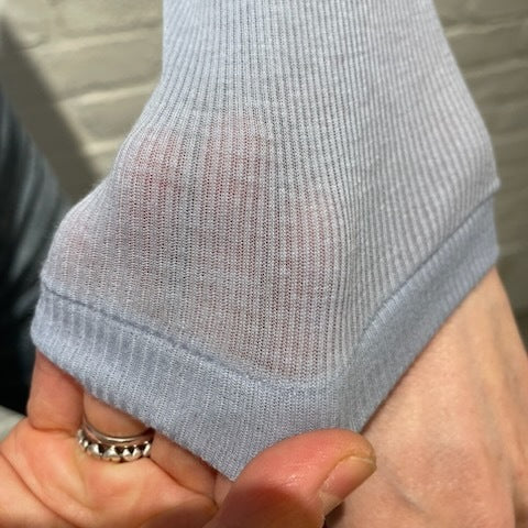 【期間限定11/21-12/14】Souple Luz コットンカシミヤリブ タートルネックロングスリーブTシャツ