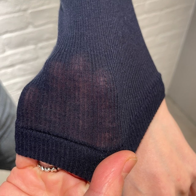 【期間限定11/21-12/14】Souple Luz コットンカシミヤリブ タートルネックロングスリーブTシャツ