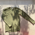 Joha ウール リブブラウス（モスグリーンK）