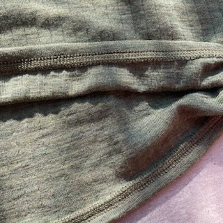 Joha ウール リブブラウス（モスグリーンK）