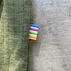 Joha ウール リブブラウス（モスグリーンK）