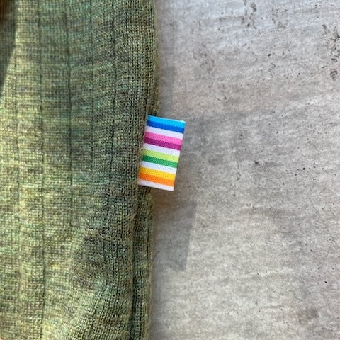 Joha ウール リブブラウス（モスグリーンK）