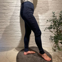 Joha wool and silk leggings (navy)