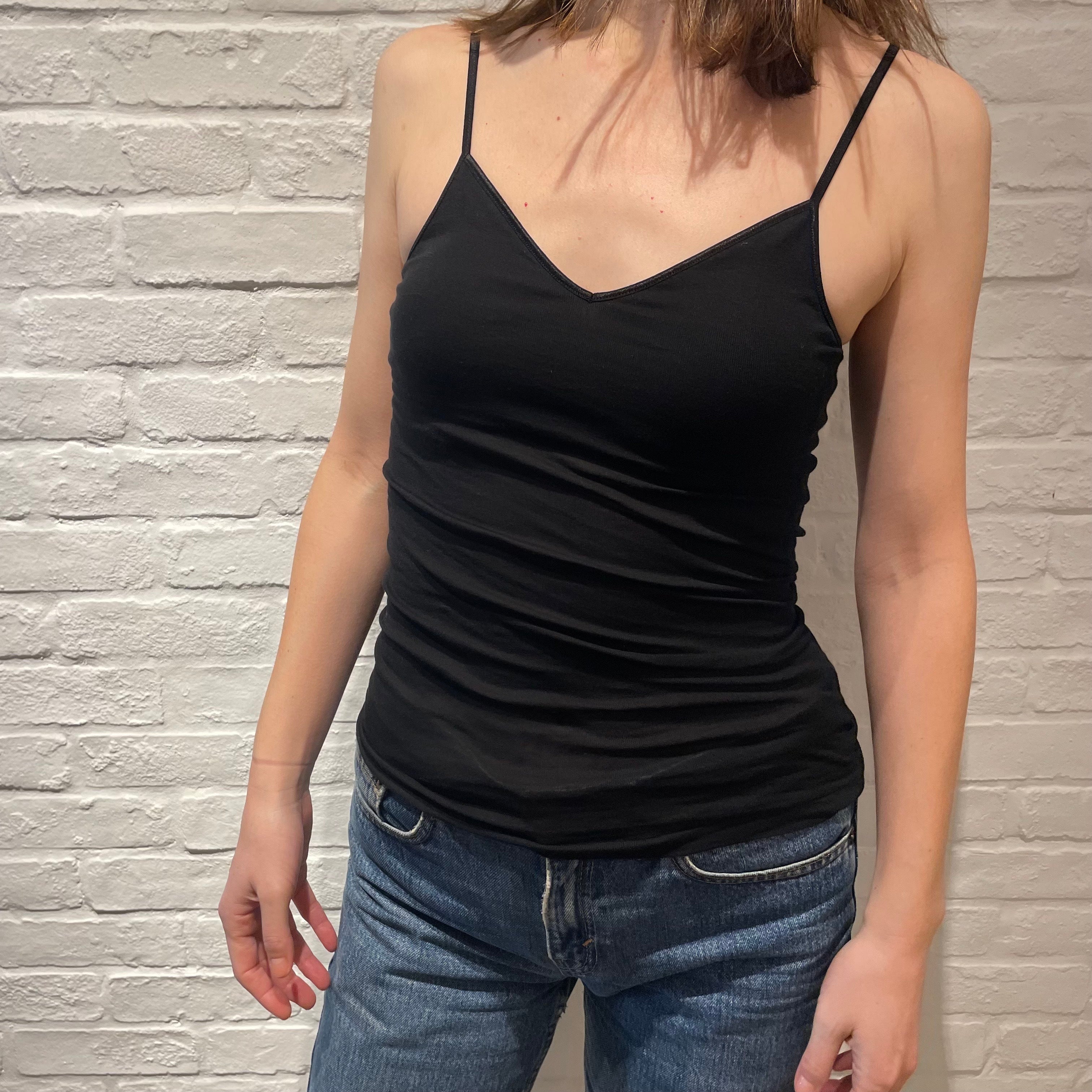 Souple Luz Bra Pad Camisole (Padded) Black