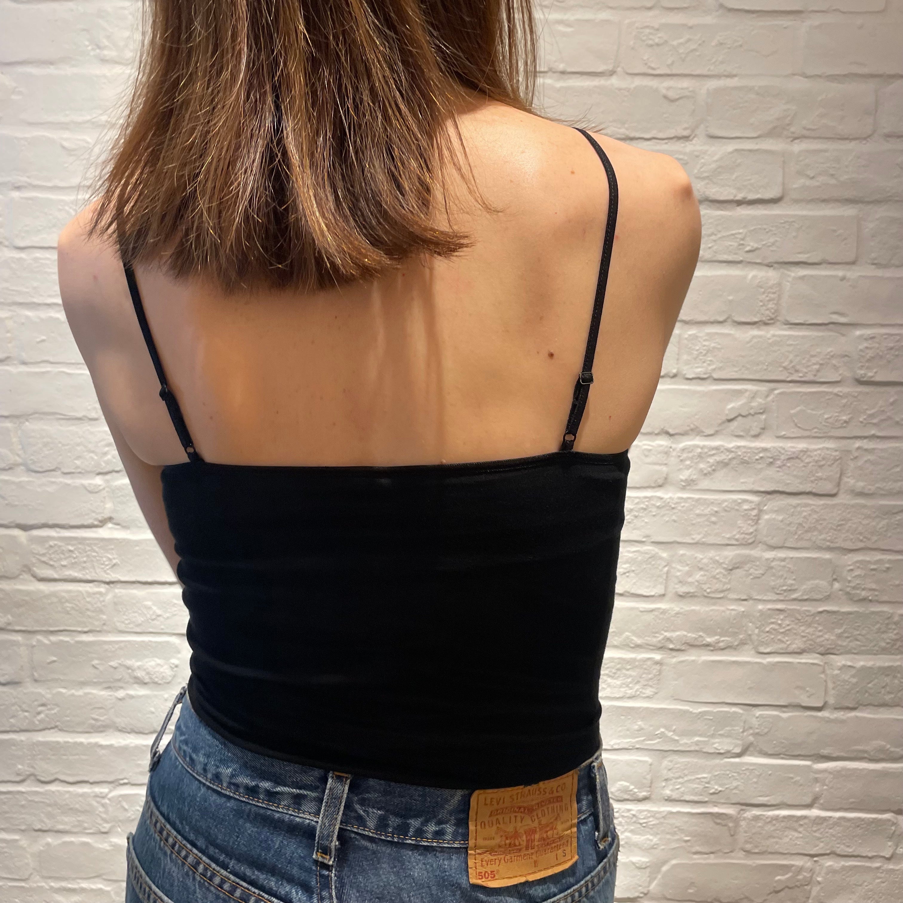 Souple Luz Bra Pad Camisole (Padded) Black