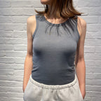 &lt;SALE&gt; Joha wool and silk sleeveless undershirt (gray K)