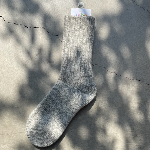 ヨハ メリノウール 靴下 オフホワイトメランジェイメージ