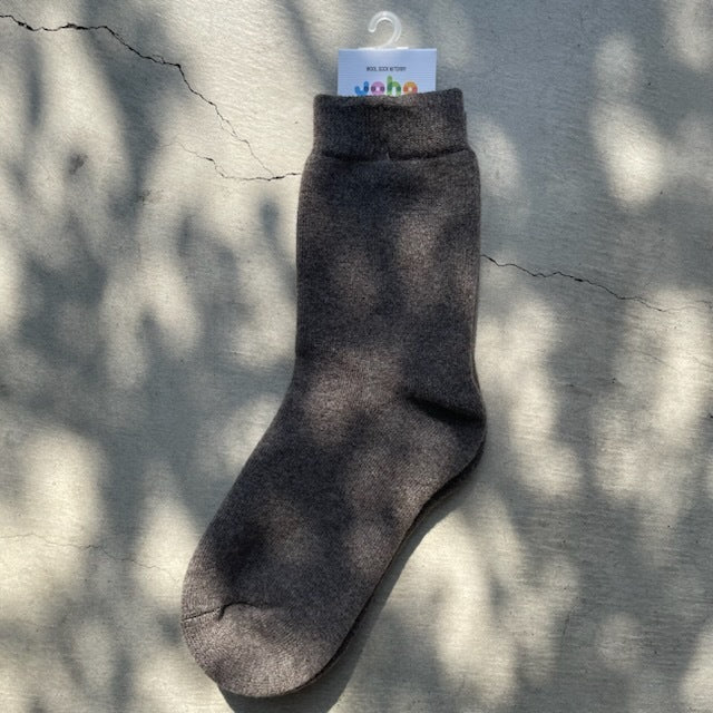 ヨハ メリノウール 靴下 ココアカラー商品イメージ