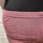 ナチュラル ヨハ メリノウール シルク レギンス レディース 着画ウエスト部分