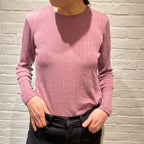 ナチュラル ヨハ メリノウール シルク 長袖 レディース キッズ 着画正面