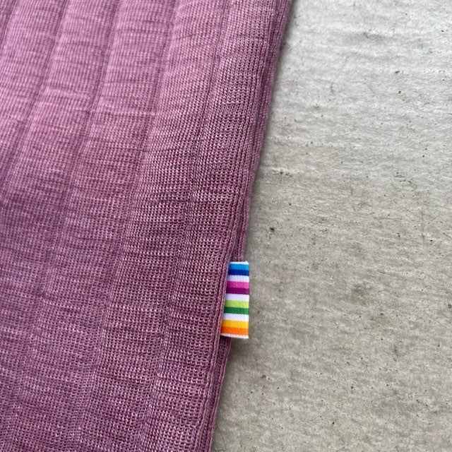 ナチュラル ヨハ メリノウール シルク タンクトップ レディース キッズ タグ部分