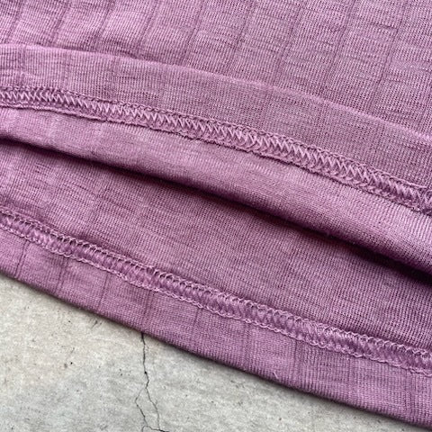 ナチュラル ヨハ メリノウール シルク タンクトップ レディース キッズ 裾部分縫い目