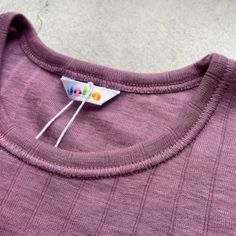 ナチュラル ヨハ メリノウール シルク 長袖 レディース ネック部分