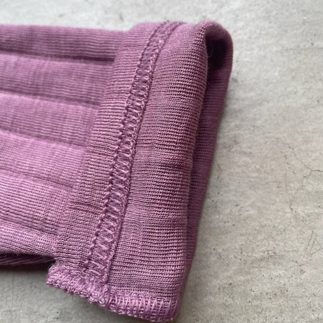 ナチュラル ヨハ メリノウール シルク 長袖 レディース キッズ 袖部分縫い目