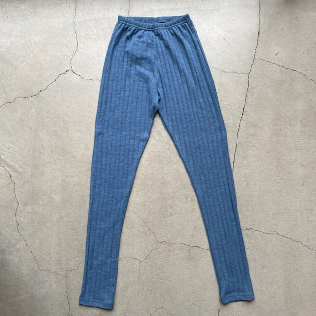 ナチュラル ヨハ メリノウール レギンス レディース キッズ インナーウェア 平置き正面