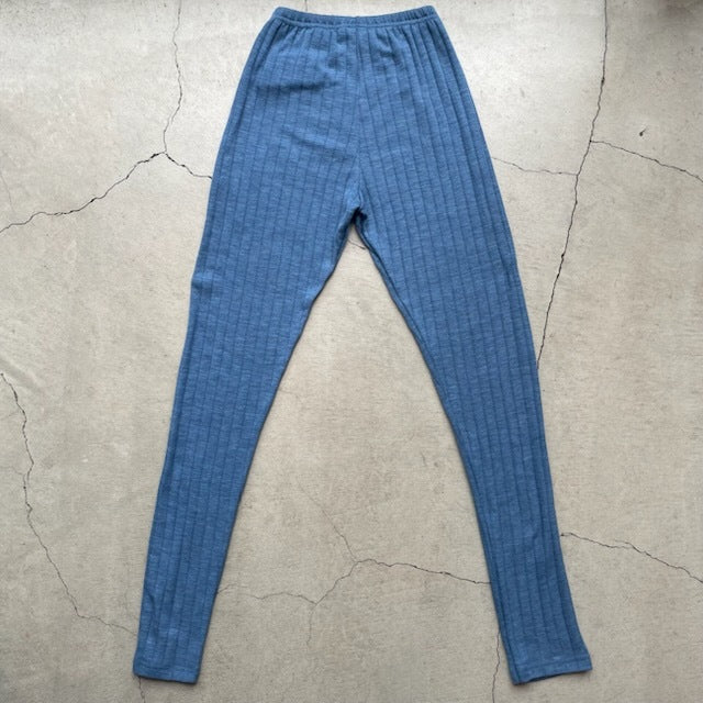 ナチュラル ヨハ メリノウール レギンス レディース キッズ インナーウェア 平置きうしろ