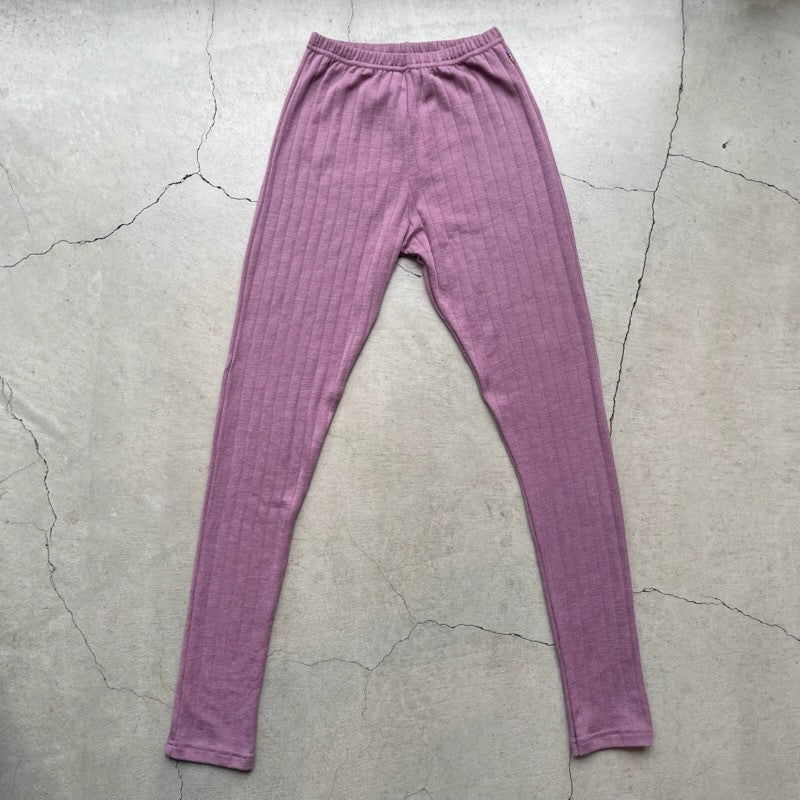 ナチュラル ヨハ メリノウール レギンス レディース 平置き全体画像