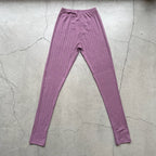 ナチュラル ヨハ メリノウール シルク レギンス レディース 平置き全体画像