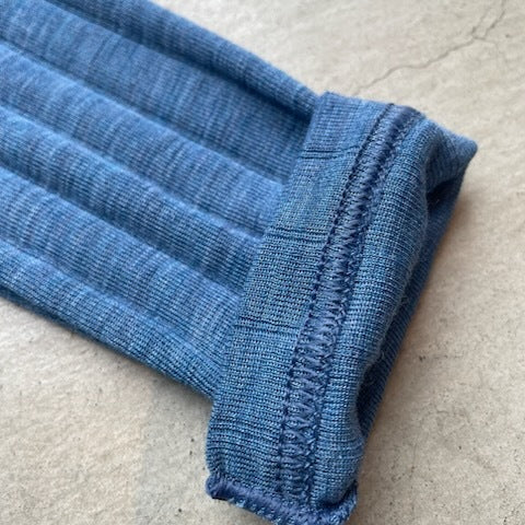 ナチュラル ヨハ メリノウール シルク 長袖 レディース 袖口縫い目