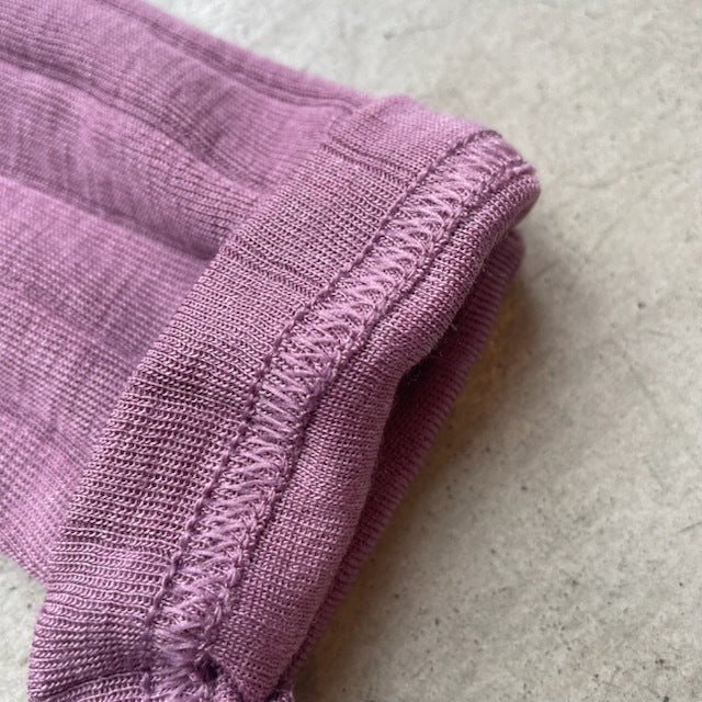 ナチュラル ヨハ メリノウール シルク 長袖 レディース 袖口縫い目