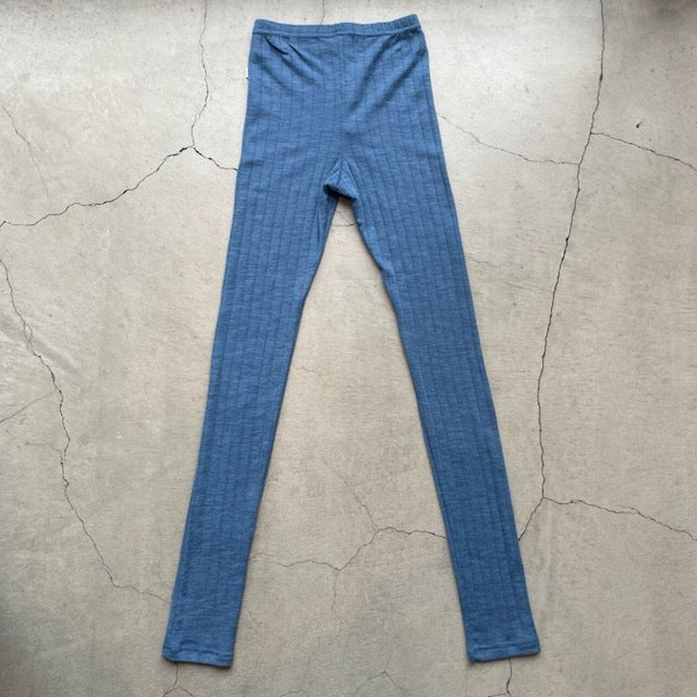 ナチュラル ヨハ メリノウール シルク レギンス レディース 平置きバックスタイル