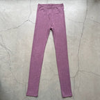 ナチュラル ヨハ メリノウール シルク レギンス レディース 平置きバックスタイル