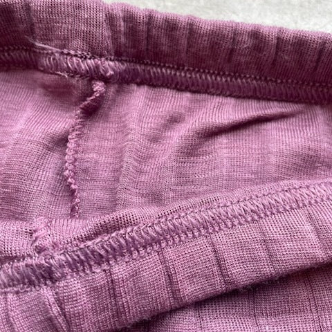 ナチュラル ヨハ メリノウール シルク レギンス レディース ウエスト部分縫い目