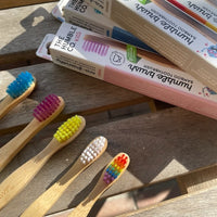 THE HUMBLE CO. Bamboo Kids Toothbrush (White)